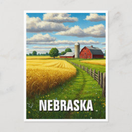 Nebraska Reizen Briefkaart