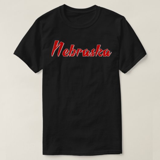 Nebraska Retro  Volleyball 369 T-shirt (Design voorkant)