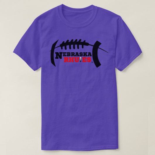 Nebraska Rhules T-shirt (Design voorkant)