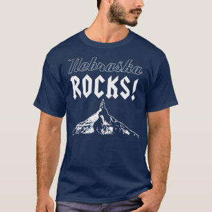 Nebraska Rocks door Corn Coast T-shirt