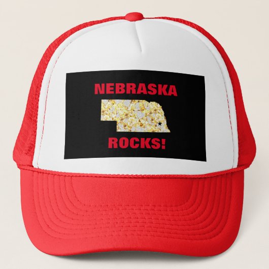 NEBRASKA ROCKS TRUCKER PET (Voorkant)