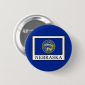Nebraska Ronde Button 5,7 Cm (Voorkant /achterkant)