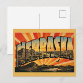 Nebraska Sandhills Platte River Bluff Kunst Briefkaart (Voorkant / Achterkant)