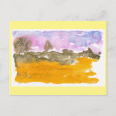 Nebraska Sandhills Waterverf Briefkaart (Voorkant)