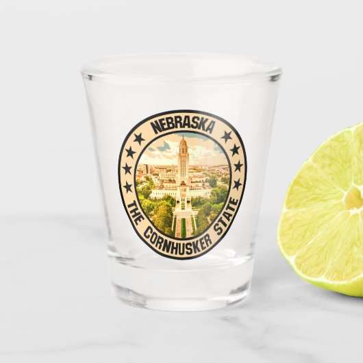 Nebraska Shot Glas (Voorkant)