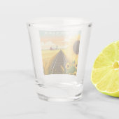 Nebraska Shot Glas (Achterkant)