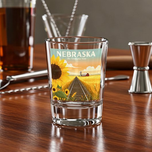 Nebraska Shot Glas