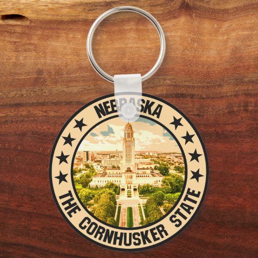 Nebraska Sleutelhanger (Achterkant)