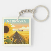 Nebraska Sleutelhanger (Achterkant)