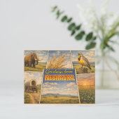 Nebraska Staatsansichtkaart Briefkaart (Staand voorkant)