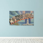 Nebraska (Staatskapitaal/Bloem) Canvas Afdruk (Insitu (Houten vloer))