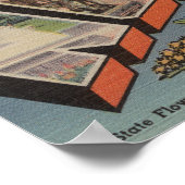 Nebraska (Staatskapitaal/Bloem) Poster (Hoek)