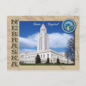 Nebraska State Capitol, Lincoln, Nebraska Briefkaart (Voorkant)