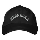 Nebraska State Embroized Pet (Voorkant)