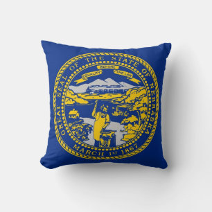 Nebraska State Flag American MoJo Pillow Kussen