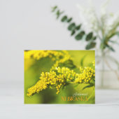 Nebraska State Flower: Goldenrod Briefkaart (Staand voorkant)