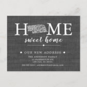 NEBRASKA State Moving Aankondiging Post Kaart (Voorkant)