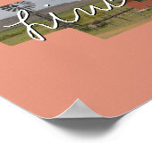 Nebraska State Photo insert and town name Poster (Hoek)