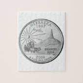 Nebraska State Quarter Legpuzzel (Verticaal)
