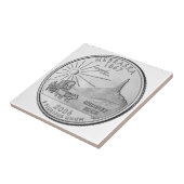 Nebraska State Quarter Tegeltje (Zijkant)