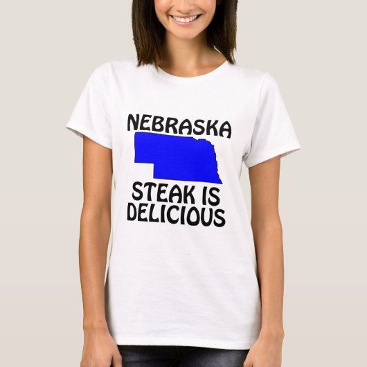 Nebraska - Steak Is Heerlijk T-shirt (Voorkant)