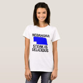 Nebraska - Steak Is Heerlijk T-shirt (Voorkant volledig)