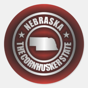 "Nebraska Steel 2" Stickers