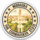 Nebraska Sticker (Voorkant)