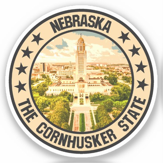 Nebraska Sticker (Voorkant)