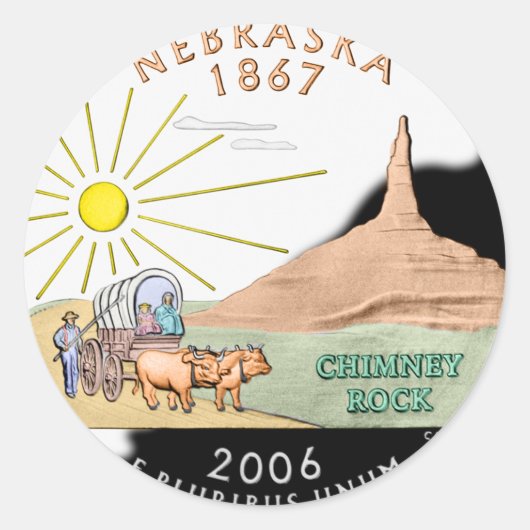 Nebraska Sticker (Voorkant)