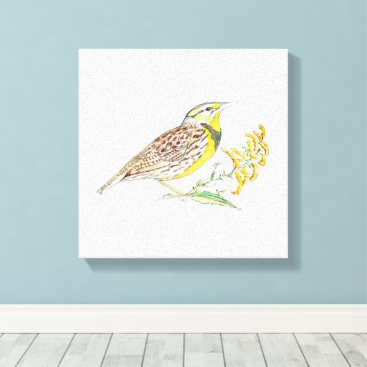 Nebraska Stretched Canvas Afdrukken (Insitu (Houten vloer))