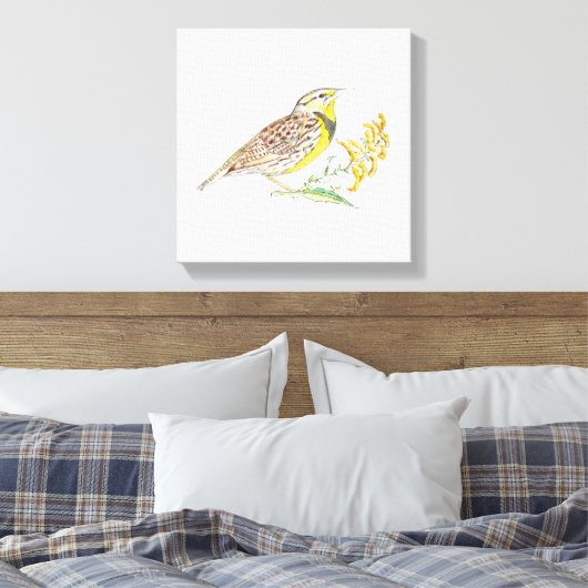 Nebraska Stretched Canvas Afdrukken (Insitu (Slaapkamer))