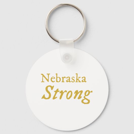 Nebraska Strong Sleutelhanger (Voorkant)