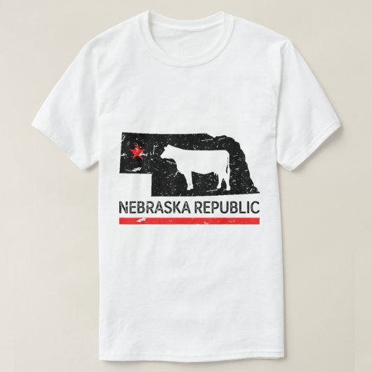Nebraska T-shirt (Design voorkant)