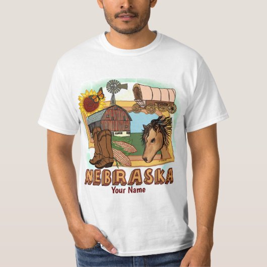 Nebraska t-shirt (Voorkant)
