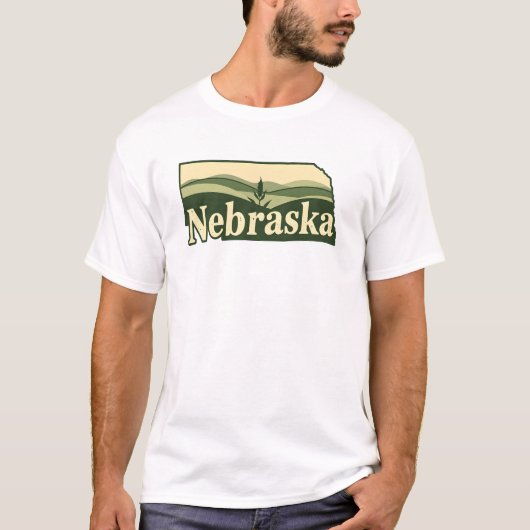 Nebraska T-shirt V04 (Voorkant)