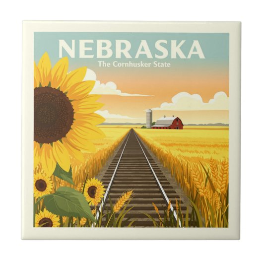  Nebraska Tegeltje (Voorkant)