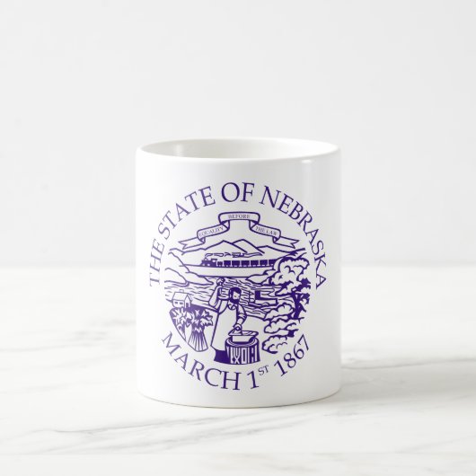 Nebraska-teken Koffiemok (Center)