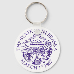Nebraska-teken Sleutelhanger