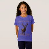 Nebraska Territory Zoogdier Het Witstaarthert T-shirt (Voorkant volledig)