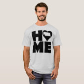 Nebraska Thuis Hart Staat T-Shirts (Voorkant volledig)