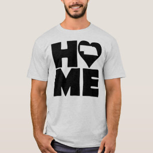 Nebraska Thuis Hart Staat T-Shirts
