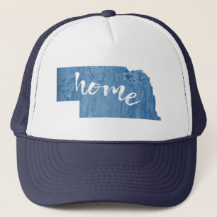 Nebraska Thuis Houtstructuur Trucker Pet