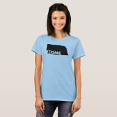 Nebraska Thuis Weg Van State T-Shirt Tees (Voorkant volledig)