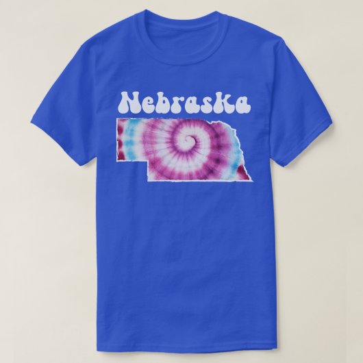 Nebraska Tie Dye T-shirt (Design voorkant)