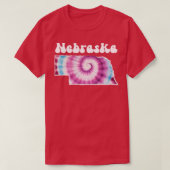 Nebraska Tie Dye T-shirt (Design voorkant)