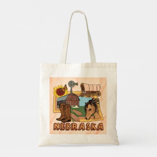 Nebraska Tote Bag (Achterkant)