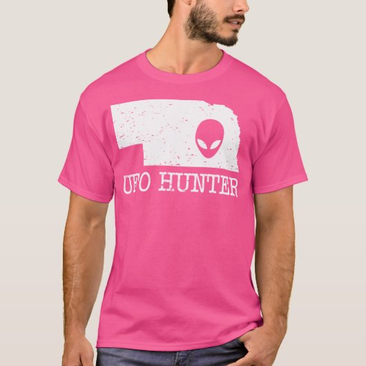 Nebraska Ufo Hunter T-shirt (Voorkant)