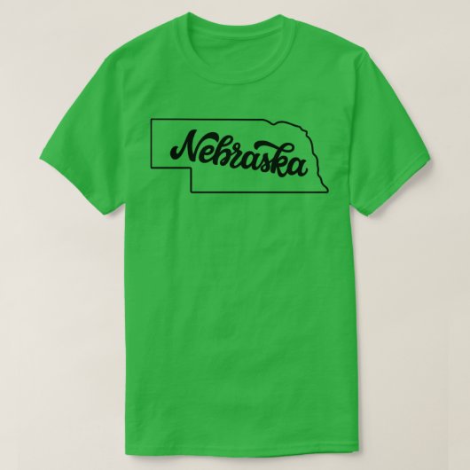 Nebraska US State Pride T-shirt (Design voorkant)