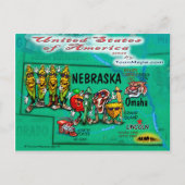 Nebraska USA Card Briefkaart (Voorkant)